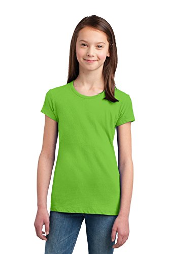 DISCONTINUED District Girls The Concert Tee XS Neon Green