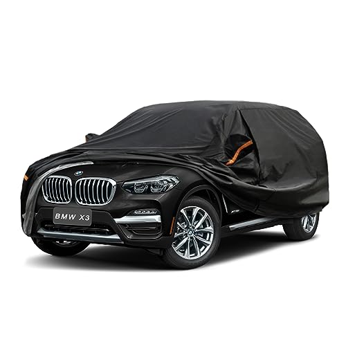 Image of GUNHYI 7 Layer SUV Car Cover Custom Fit BMW X3 (2010-2025) Waterproof All Weather, Heavy Duty Outdoor Snow Sun Rain Uv Protection (Ships from US Warehouse, Delivery 3-8 Days)