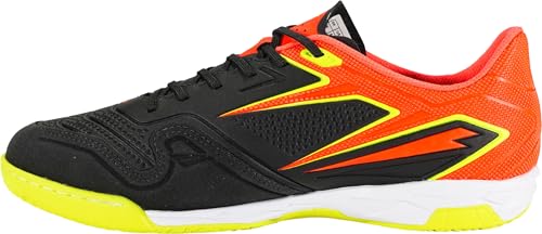 Chuteira Penalty Max 300 Futsal Preta Branca e Amarela 38