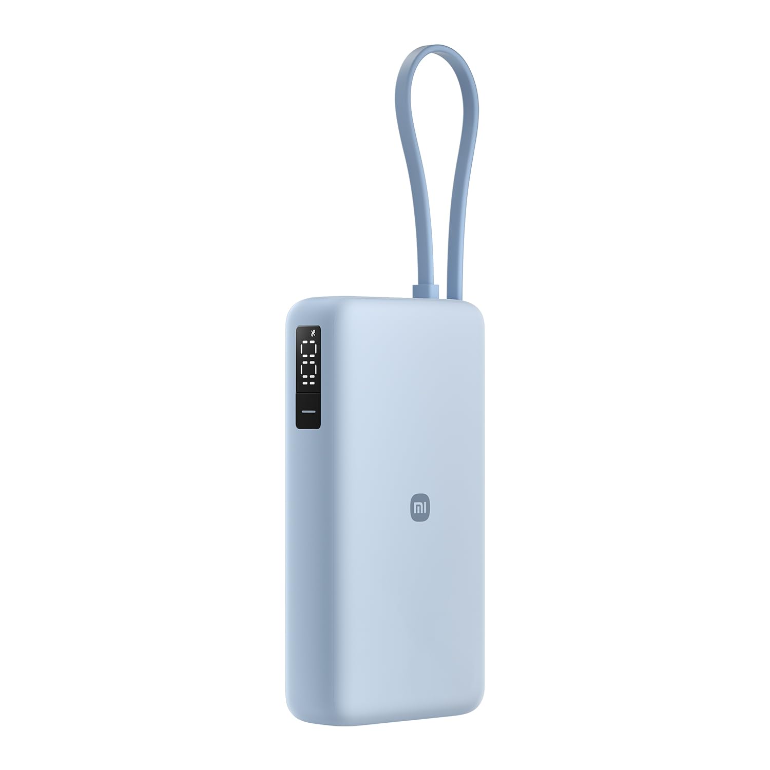 Xiaomi 67W Power Bank 20000mAh con Cable USB-C Integrado, Azul Hielo | Carga rápida 67W, 20000mAh, cable USB-C integrado. Carga bidireccional — alimenta 3 dispositivos a la vez.