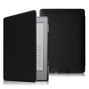 Fintie Slimshell hoes voor Kindle 5 & Kindle 4 – The Thinnest and Lightest PU Leather Cover met Magnet Closure for…