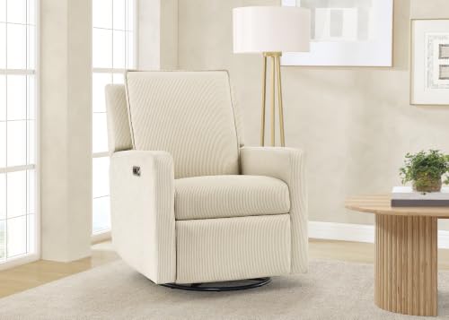 Image of Delta Children - babyGap Harlowe Power Recliner, Almond | Power Recliner with USB-A and Type-C Ports, Greenguard Gold Certified, Stain-Resistant Fabric, Oeko-TEX 100 Certified