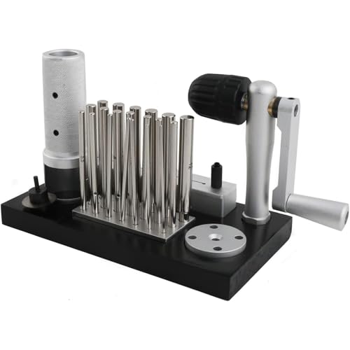 Kit para hacer anillos de salto de joyería con máquina de dibujo manual de acero