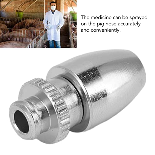 Pulvérisateur nasal porc lot de 3 appareil soin porcin inox - 2