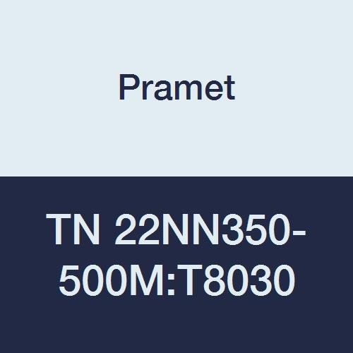 TN 22NN350-500M:T8030 Carbide Indexable Internal Threading Insert, Multi-Material (P30,M25,K30), Pitch 3.50-5.00 mm, 3 Cutting Edges, PVD, Use SER/L Toolholder, Gold (Pack of 5)