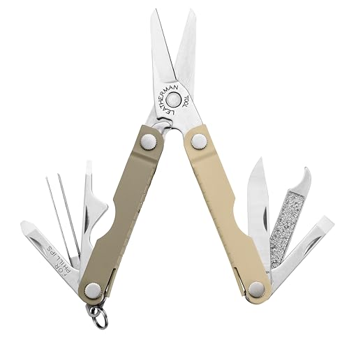 LEATHERMAN, Micra, Keychain Multi-tool with Grooming Tools, Mini Pocketknife for Everyday Carry (EDC), Hobbies & Outdoors, Built in the USA, Cappuccino - Image 3