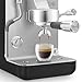 Smeg Semi-Pro Espresso Machine – 15-Bar Pump, Triple Thermoblock Heating, 58mm Filter Holder & Steam Wand – Made in Italy (Black)