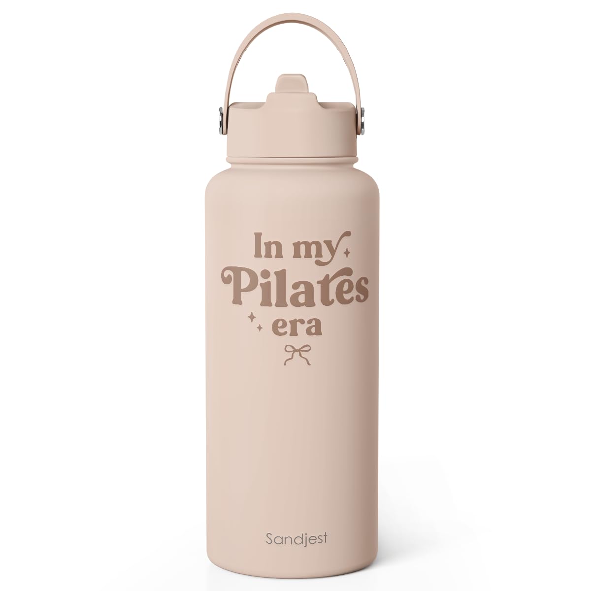 SANDJEST Pilates Water Bottle