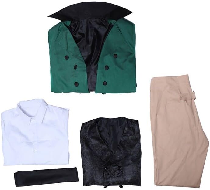 Fortunehouse Men's Victorian Fancy Outfit 18th Century Regency Tailcoat Vest Costume - Image 6