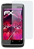 Besser als Glas: im Gegensatz zu Echtglas oder Tempered Glass ist die FX-Hybrid-Glass Panzerfolie bruchsicher und splitterfrei - passgenau und kompatibel mit HTC 7 Trophy