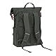 LÄSSIG Baby Wickelrucksack Wickeltasche Rucksack mit Wickelunterlage, Kinderwagenbefestigung, Flaschenhalter nachhaltig produziert/GRE Outdoor Rolltop Backpack dark olive