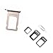 Gold sim Card Tray for iphone11 with Micro Nano SIM Card Adapter