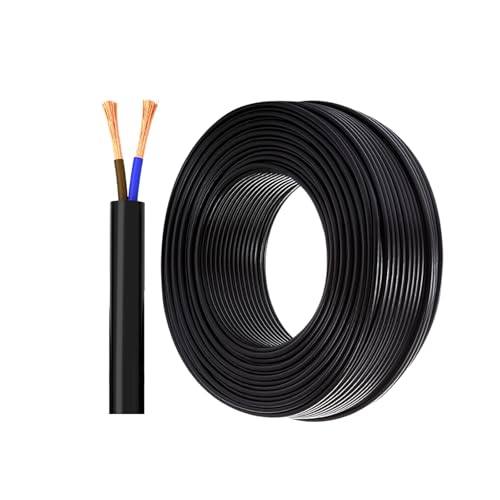 Câble H05VV-F 1.5mm² flexible de 45ft avec conducteur en cuivre pur pour commande et signaux