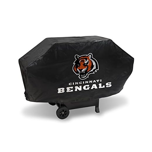 NFL Cincinnati Bengals Deluxe Grill Cover, Orange Lettering