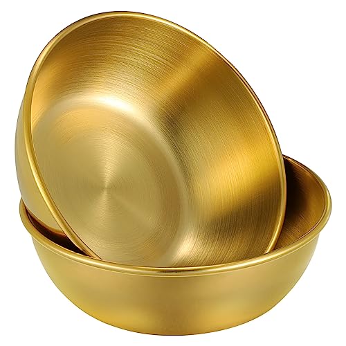 Kichvoe Brass Buddhist Offering Bowl (2-Pack)