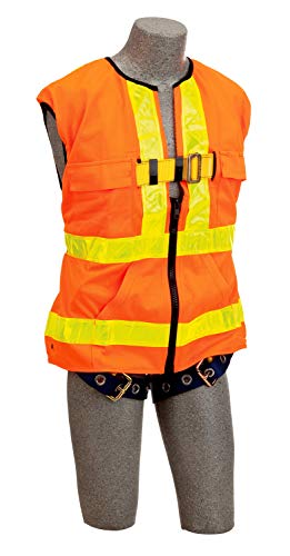Image of 3M DBI-SALA Delta Vest Hi-Vis Reflective Workvest Harness 1107403, Small, 1 EA