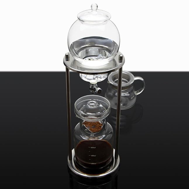 Image of THE BEAN CO Roasters Cold Brew Coffee Tower - 500ml Capacity | Japan-Style Slow Drip Cold Brew Maker | Premium Glass Design
