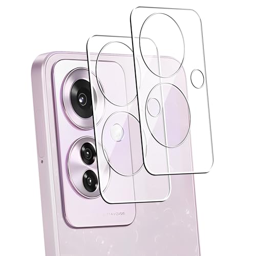 【2枚セット】ZXZone for OPPO Reno 11A カメラフィルム オッポリノリノ11A カメラ保護フィルム レンズ保護ガラスフィルム 2.5D 高透過率 硬度9H スクラッチ防止 気泡ゼロ ブラック(Reno 11A 対応)