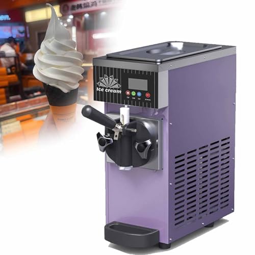 Qiang Soft Serve Ice Cream Machine,4-8KG/H Yield 450W/750W Commercial Ice