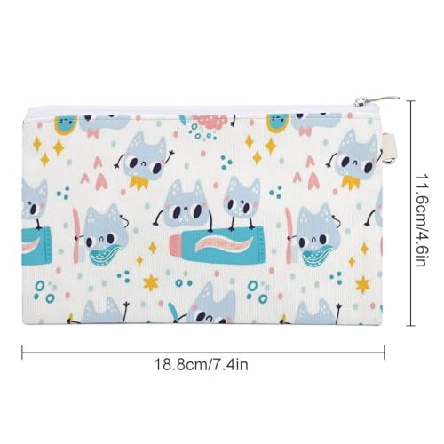 Cute Teeth Funny Little Dental Zipper Style Coin Purse, Large Capacity, Portable And Fashionable Wallet2