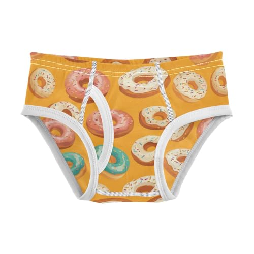 Wusikd Doughnuts Boys' Underwear Cotton Color Boys Briefs Soft Toddler Underwear 2T