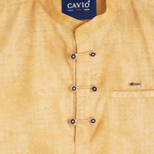 Image of CAVIO Boys Cotton Casual Regular Fit Shirt