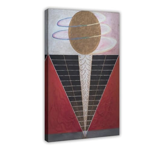 Toile Hilma Af Klint 1915 pour habiller un mur vide et personnaliser la déco du salon