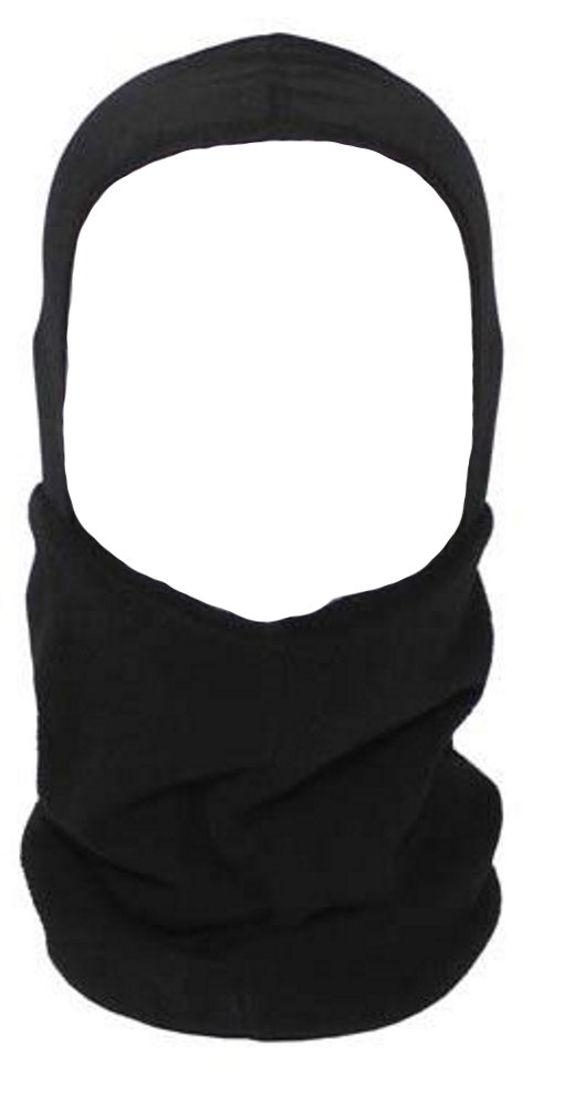 MFH Scarf Fleece with Head Section Black