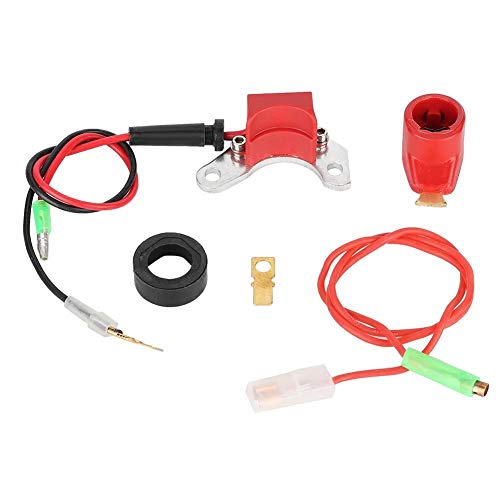 Jadeshay Conversione Accensione Elettronica Kit-Accensione Elettronica a Scintilla Punti di conversione del corredo dell'insieme Compatibile con Lucas 25D e DM2