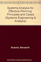 Systems Analysis For Effective Planning: Principles And Cases 0471744867 Book Cover