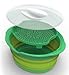 Squish Collapsible Microwave Steamer, Green