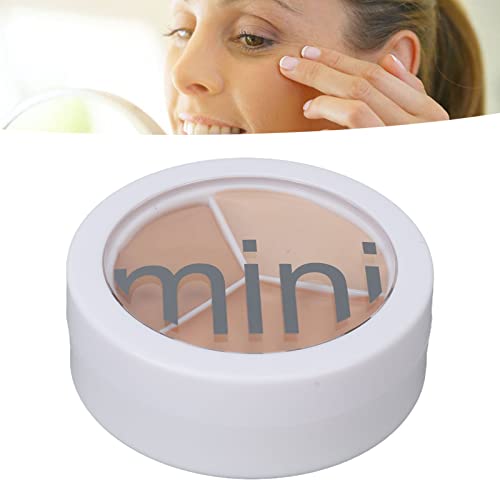 Corrector Ojeras de 3 Colores, Corrector maquillaje, Paleta Correctores Maquillaje, Paleta de Correctores de 15g, Contouring Palette Corrector Resistente Al Agua a Prueba de Sudor
