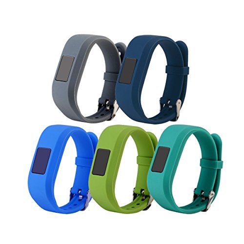 5-Pack Replacement for Garmin Vivofit jr.2/jr(Kid's Band) Colorful Adjustable Wristbands Strap For Garmin Vivofit jr 2 / Vivofit jr