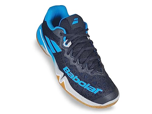 Babolat Shadow Tour Men's Indoor Court Shoe (Black/Blue) (9.5) #TOP2