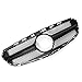 SHENYI Parrillas de aire Estilo Look E63 W212 Grill diamante del frente del coche parrilla de la parrilla for Mercedes Benz W212 for Clase E E200 E250 E350 E550 2014 2015 2016 (Color : Black)