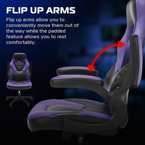 Image of RESPAWN 3085 Gaming Chair, Ergonomic Office Chair, Headrest, Flip-Up Arms