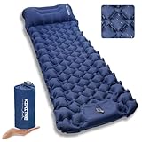 Kiaitre Isomatte Selbstaufblasend, 9CM Ultraleichte Aufblasbare Luftmatratze mit...