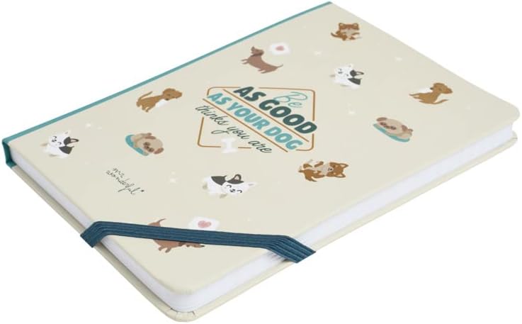 Mr. Wonderful - Notebook - Pet lover, Be as good as your dog thinks you're