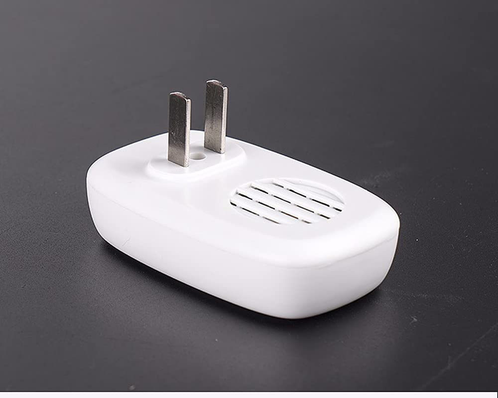 Timbre InaláMbrico Enchufe De Pared Inalámbrico, Diseño De Timbre a Prueba De Agua De 4 Volúmenes Con LED Intermitente Blanco Ideal Para Timbre De Entrada De Puerta Enchufable Adecuado Para Familias