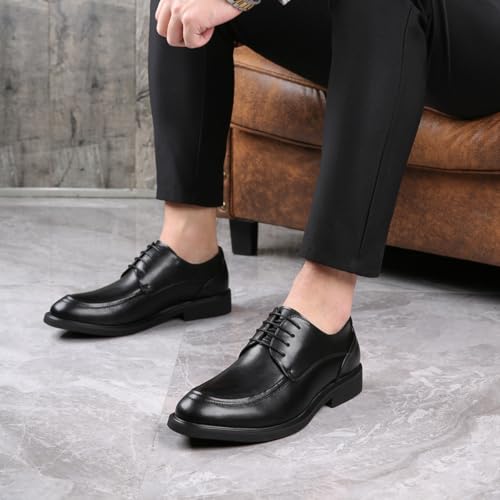Men's Lace Up Dress Shoes Oxford Shoes Formal Suit Shoes for Men Comfortable Business Derby Shoes2
