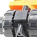 KOKYLEZN I.D 20~110mm UPVC Ball Valve Industrial Grade Valve PVC Pipe Globe Valve Aquarium Tank Water Pipe Connector Union (Color : Dark Gray, Diameter : Inner Dia 90mm)