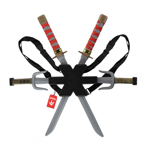 Morph Red Ninja Swords For Kids Ninja Costume For Boys Accessories Toy Weapons For Boys BPA Free Halloween Costumes For Kids