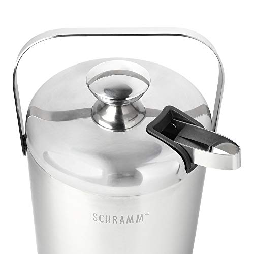 Eiskübel Schramm Eiswürfelbehälter mit Deckel und Zange