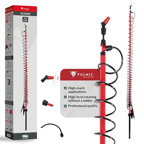 PULMIC Extensible Telescopic Sprayer Lance 16.4ft with Adjus...