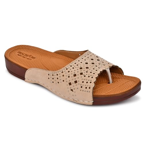 Image of HEALTH FIT Extra Super Soft Ortho Care Diabetic & Orthopedic Slippers /Doctor Chappal & Ultra-Lightweight Stylish Footwear for Women's 677