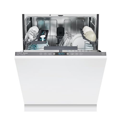 Candy Integrated 60cm Dishwasher, 14 Place Settings, B Energy Rating, WiFi & Bluetooth Connectivity, Anthracite Bezel - CI 4B4F0A-80