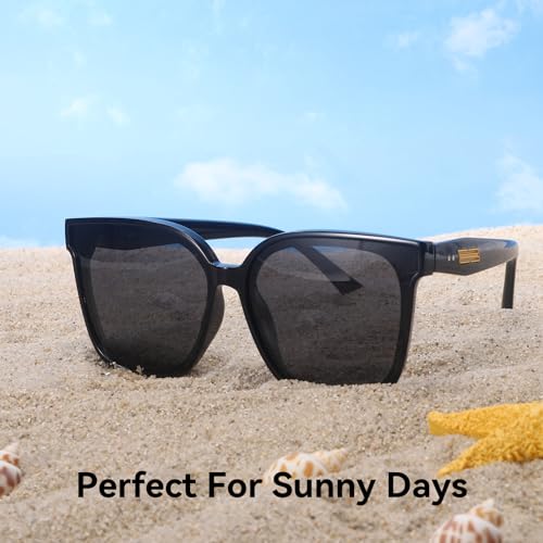 Dollger Kids Polarized Sunglasses Square Oval Sunglasses for Toddler Girls Boys Sun Glasses for Age 2-152