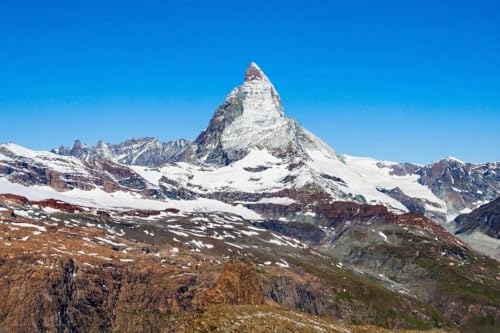 Poster Cervin 120x80 cm photo montagnes des Alpes decoration murale