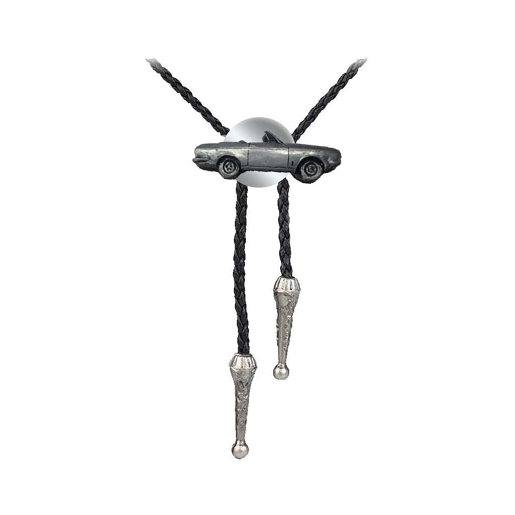 Cravate Bolo Bond Equipe 2Lt Convertible effet étain Ref31 - 2