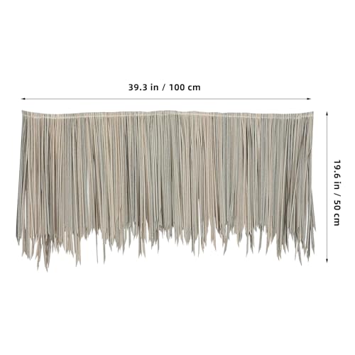 Decoración natural duradera con el Techo de Paja Artificial de PE para jardines 3